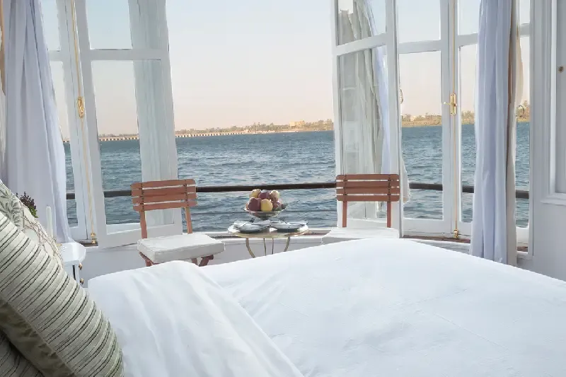 Cabina Dahabeya Karnak Lazuli con bagno privato